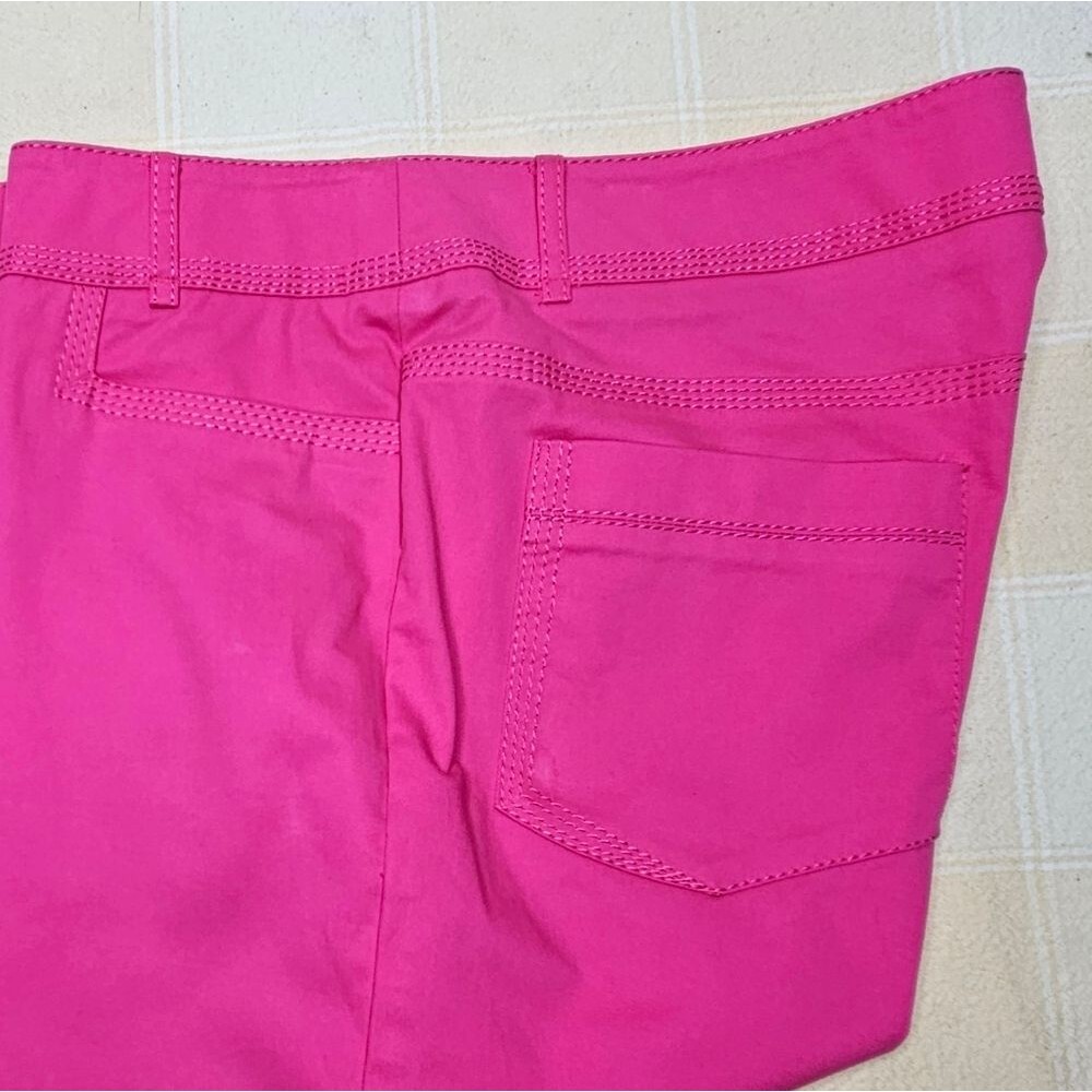 Cache Stretch Pink Cuffed Zip Front Barbiecore Re… - image 4